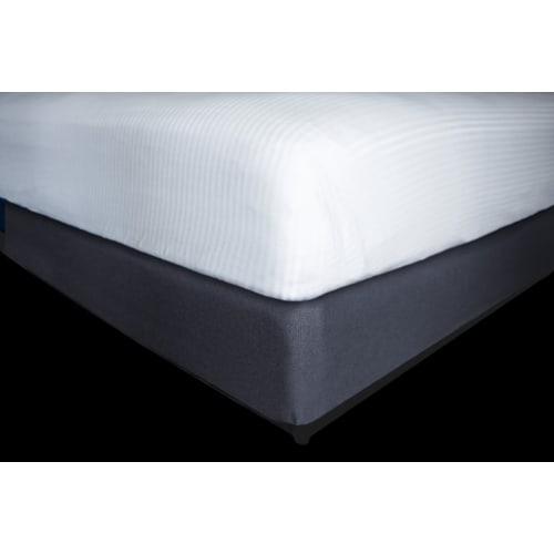 Designer Decor Contour Box Spring Wrap, Polyester Savile, Hotel King 7", 72x80x7", London Grey